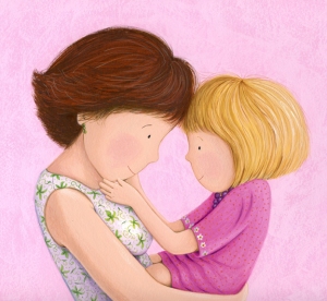 Estelle_Corke_Advocate_Art_Illustration_mother_and_daughter_cuddling
